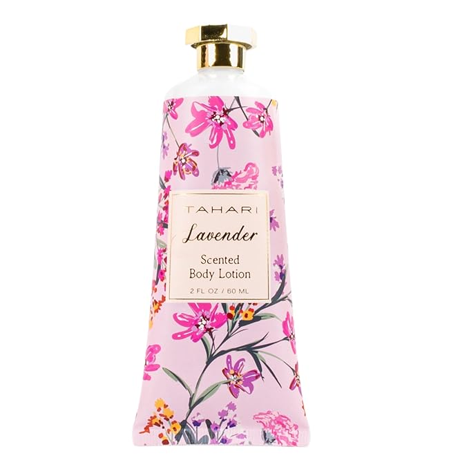 Tahari Spa Gift Set for Women, Lavender Spa Set, Bath Kit for Women Gift Set Includes Body Lotion, Body Wash, Body Scrub, Lotion Gift Set for Women, Birthday Gifts For Women-Velvo Beauty