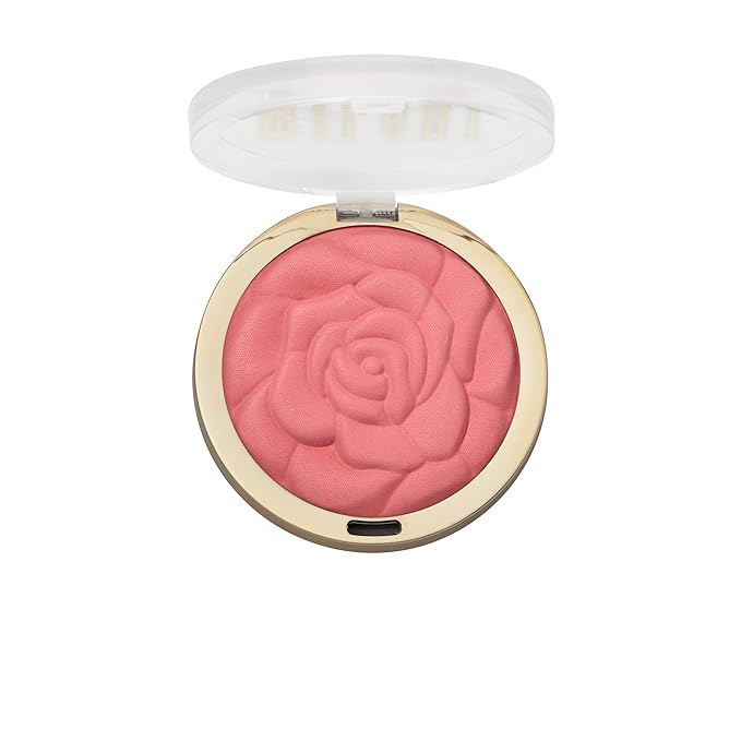 Milani Rose Blush, Powder Blush for Cheeks, Cruelty Free Makeup - Shape, Contour & Highlight Face for a Natural Matte Finish -Wild Rose-Velvo Beauty