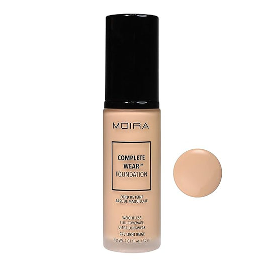 Complete Wear Foundation (275, Light Beige)-Velvo Beauty