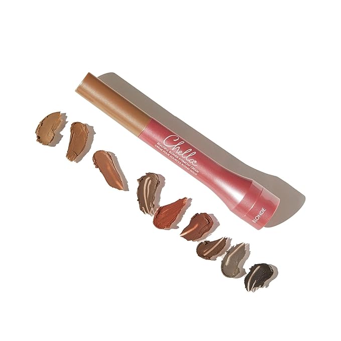 Chella Eyebrow Cream, Marvelous Medium Brown - Vegan, Cruelty Free, Paraben Free, Gluten Free Eyebrow Pomade Makeup - Long Wearing, Velvet Consistency, Water Resistant-Velvo Beauty