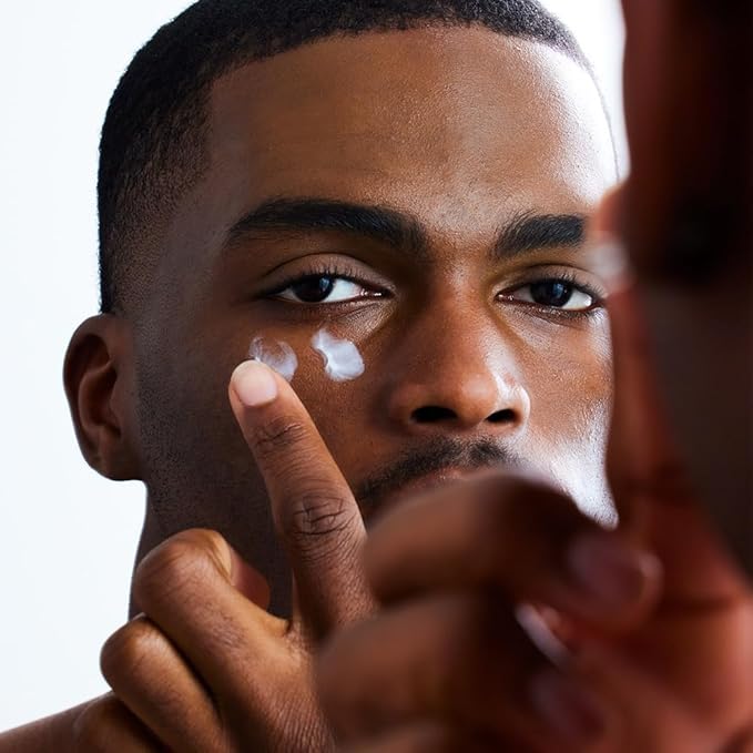 MARLOWE. Mens Skin Care Set, No. 204 Daily Essential Face Kit, No. 121 Facial Cleanser, No. 123 Facial Moisturizer, No. 127 Eye Cream, No. 128 Daily Face Lotion with SPF 50, Great Gift for Men-Velvo Beauty