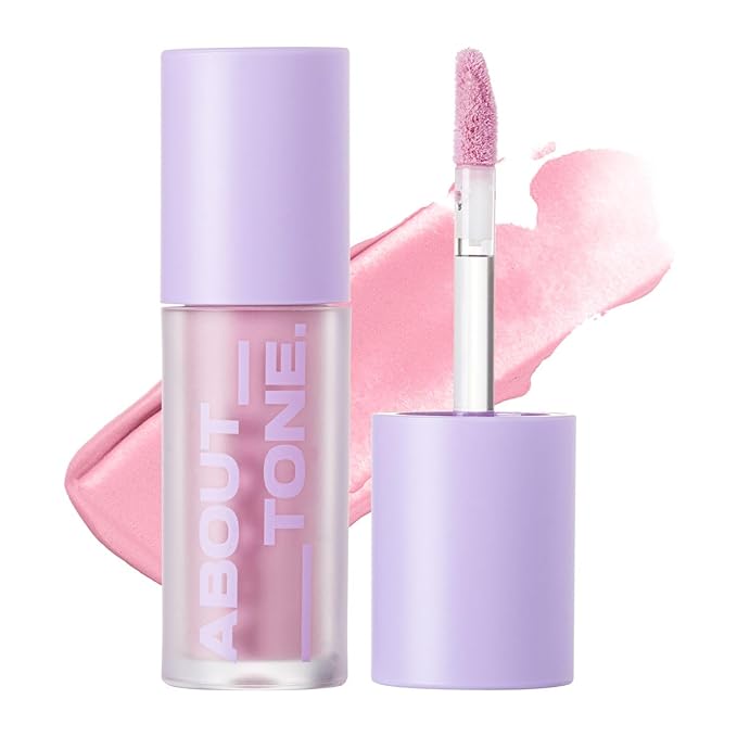 Fluffy Air Blusher 5 Colors - Lightweight Melting Liquid Blush for Colorful Cheeks, Highly Pigmented, Cheekbones and Eye Makeup, Soft Matte Finish, Buildable Formula (04 MAUVE LAVENDER)-Velvo Beauty