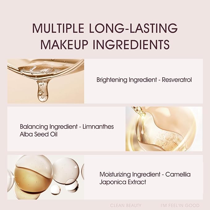 Cellglow Pro Lasting Cushion Foundation, Brighten Skin Skincare Foundation Cushion Natural Coverage Nourishing Makeup, Breathable and Lightweight Formula, Vegan, Almond, Refill Included-Velvo Beauty