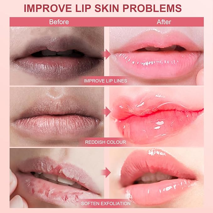 GECOMO Lip Glowy Balm, Moisturizing Lip Gloss, Nourishing Glossy Transparent Plumping Oil, Non-sticky Tinted Toot Lip Balm for Lip Care (GRAPEFRUIT) 0.35oz-Velvo Beauty