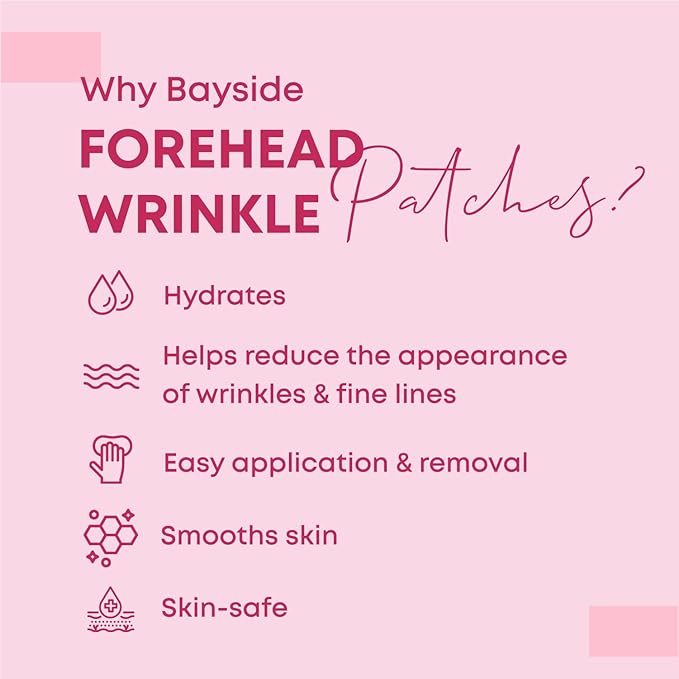 Forehead Wrinkle Patches | Non-Invasive Reusable Skin Care Solution | Fine Lines and Wrinkles Smoothing | Pairs with Eye Patches and Face Tape | Long-Lasting Skin Pads for a Smoother Look | Pack of 2-Velvo Beauty