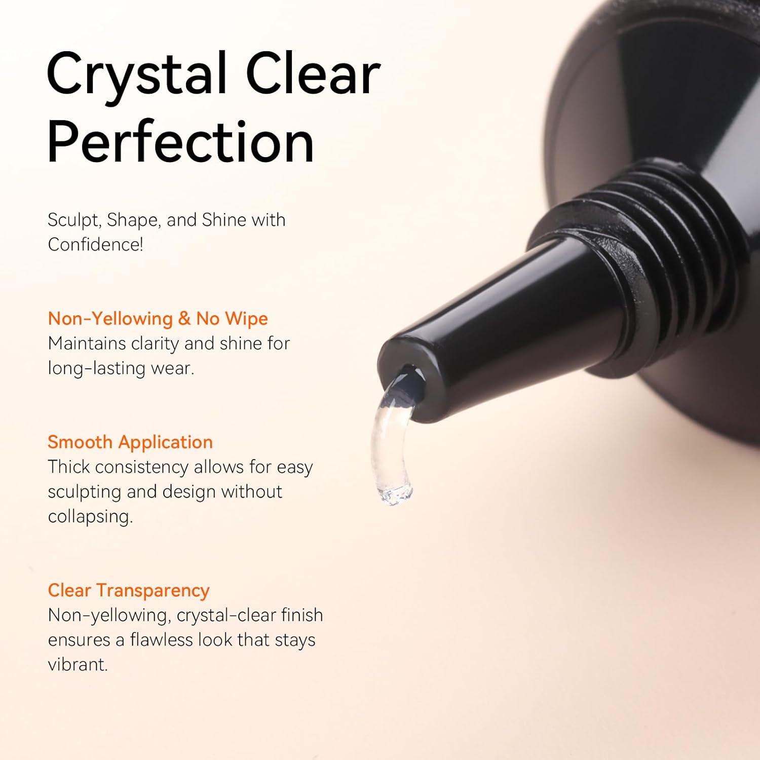 Makartt 3D Gel Nail Art: 2 Pcs 15g Nail Sculpting DIY No Wipe 3D Molding Gel for Nails Decoration, Manicure Sculpture Nails-Velvo Beauty