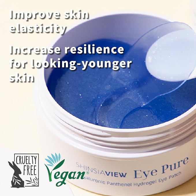 Hyaluronic Panthenol Under Eye Patches Vegan Firming Eye Gel Mask for Wrinkle, Puffy Eye, Dark Circle Treatment 30 Pairs-Velvo Beauty