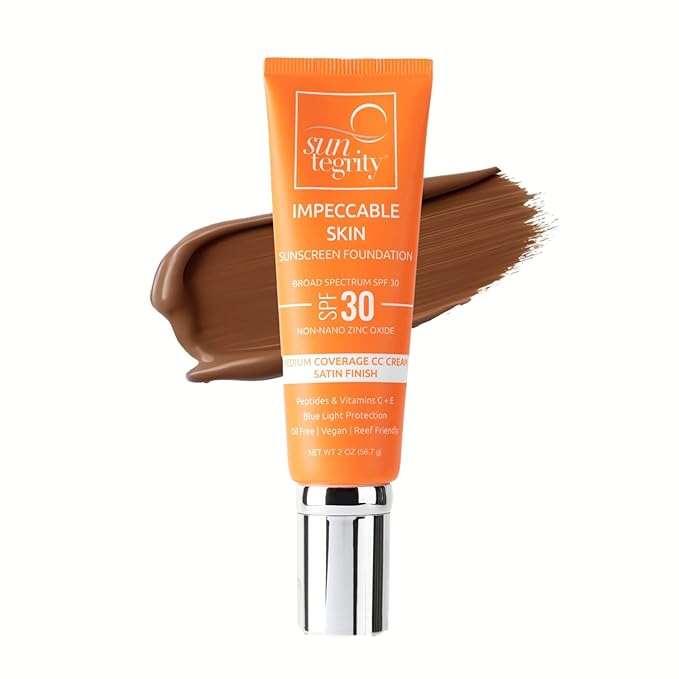 Suntegrity Impeccable Skin - Tinted Sunscreen, Broad Spectrum SPF 30 (Mocha)-Velvo Beauty