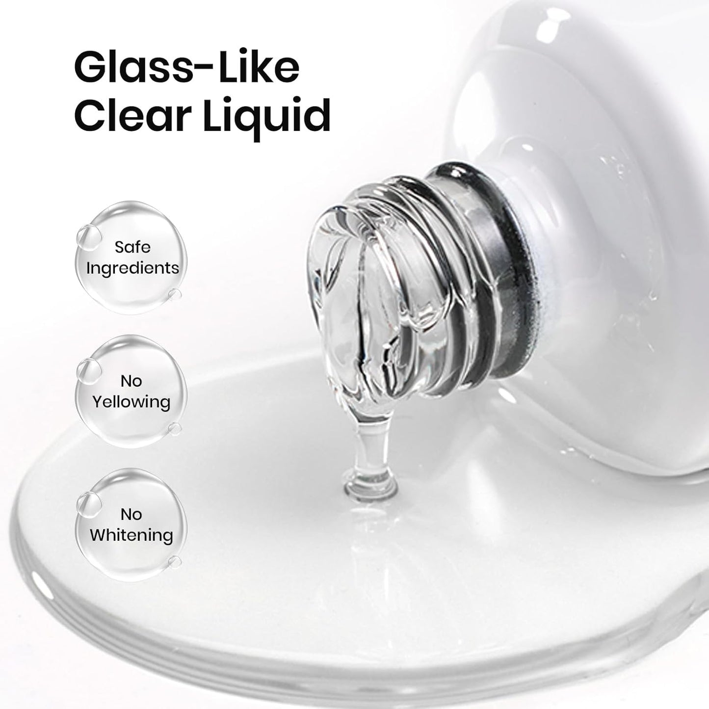 Beetles 15ml Gel Base and Top Coat Set HEMA Free, TPO Free Top Coat Gel Nail Polish & Base Clear Glossy Long Lasting No Wipe Soak Off Upgraded Safe Low-Sensitivity, No More Damaged Gifts for Women-Velvo Beauty