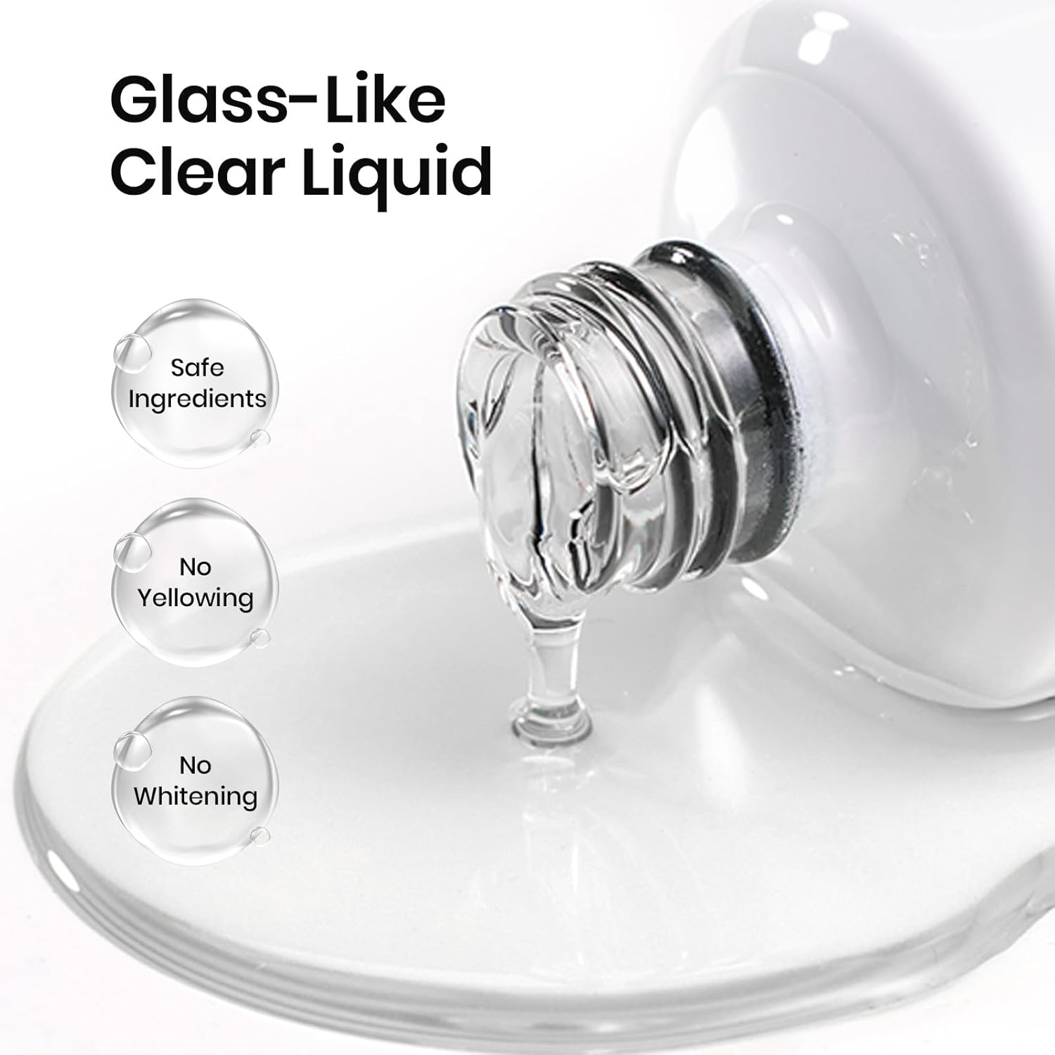 Beetles 15ml Gel Base and Top Coat Set HEMA Free, TPO Free Top Coat Gel Nail Polish & Base Clear Glossy Long Lasting No Wipe Soak Off Upgraded Safe Low-Sensitivity, No More Damaged Gifts for Women-Velvo Beauty