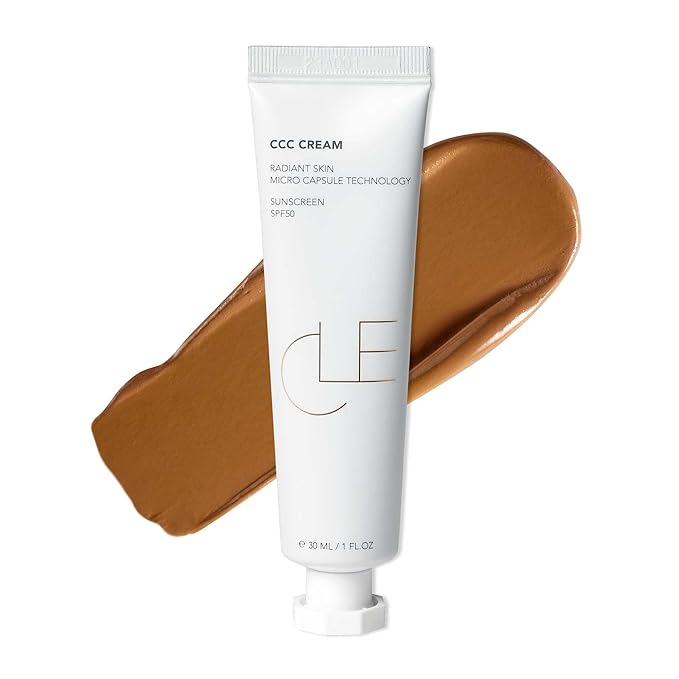 CLE Cosmetics CCC Cream (Golden Medium Deep 403 / SPF 50) - Hydrating, Light to Medium Coverage Foundation with Sunscreen - BB & CC Cream Hybrid - 1 fl oz-Velvo Beauty