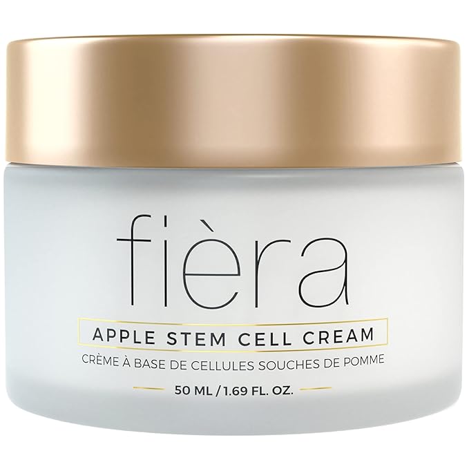 FIÈRA 24-Hour Rejuvenating Face Cream with Apple Stem Cells - Anti-Aging Moisturizer for Mature Skin, Day & Night Hydration, Improves Skin Tone, Texture, and Elasticity - 1.69 FL. OZ. / 50 ML-Velvo Beauty