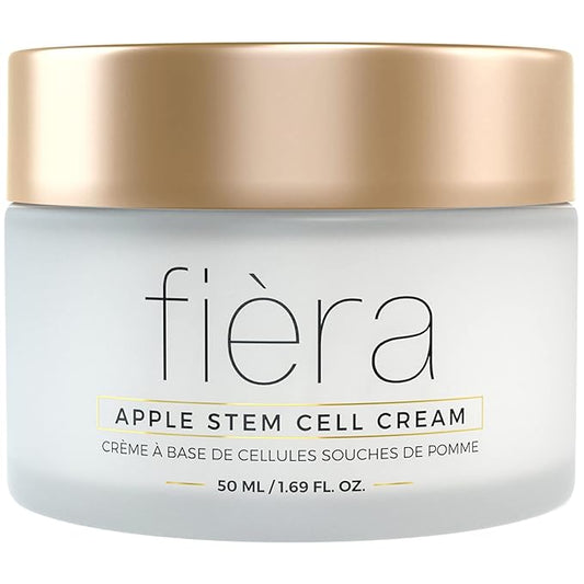 FIÈRA 24-Hour Rejuvenating Face Cream with Apple Stem Cells - Anti-Aging Moisturizer for Mature Skin, Day & Night Hydration, Improves Skin Tone, Texture, and Elasticity - 1.69 FL. OZ. / 50 ML-Velvo Beauty