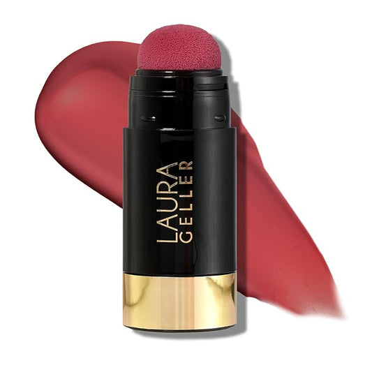 LAURA GELLER NEW YORK Serum Blush Tint, Lightweight Liquid Blush for Cheeks, Weightless Watercolor Sheer Finish, Blushing Berry-Velvo Beauty