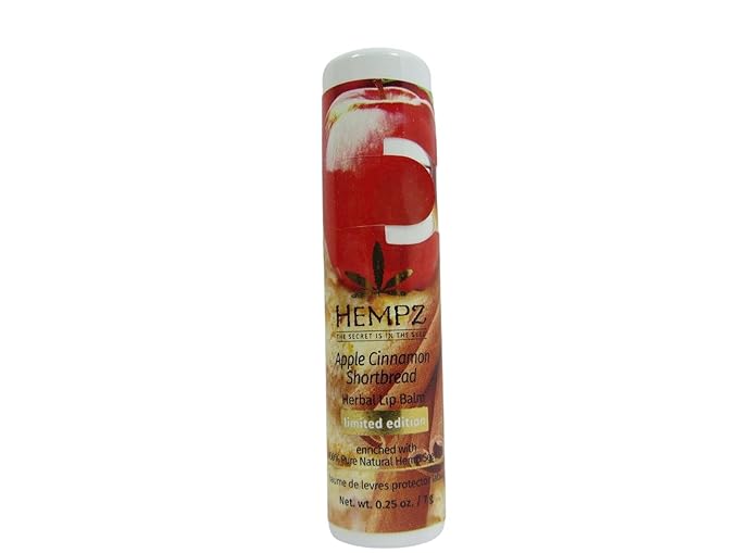 Hempz Apple Cinnamon Shortbread Herbal Lip Balm .25 oz Limited Edition-Velvo Beauty