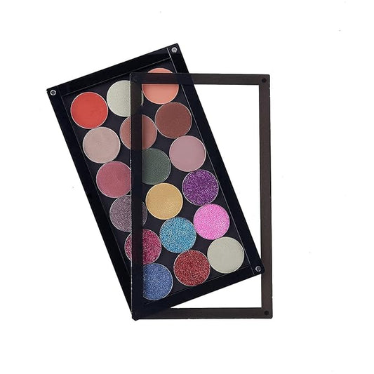 Acrylic magnetic Makeup Palette Empty Eyeshadow Palette with Magnet Clear Window-Velvo Beauty