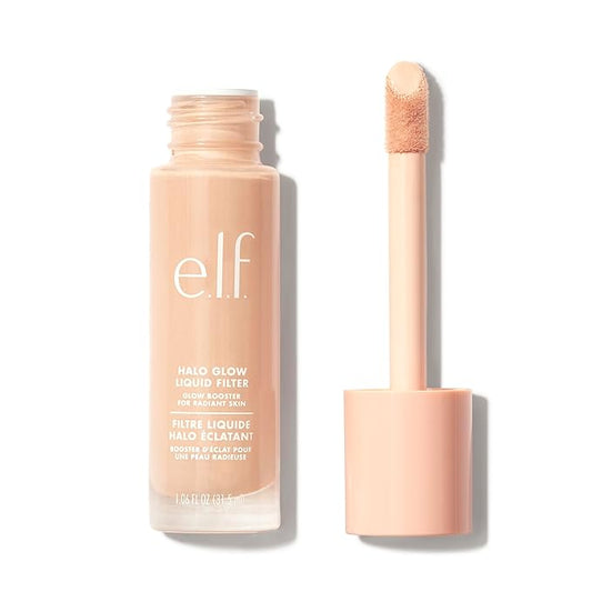 e.l.f. Halo Glow Liquid Filter, Complexion Booster For A Glowing, Soft-Focus Look, Infused With Hyaluronic Acid, Vegan & Cruelty-Free, 1 Fair-Velvo Beauty