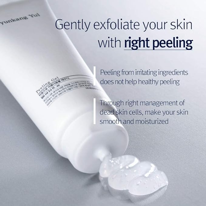 Pyunkang Yul PKY Peeling Gel with Immediate Visible Effect, Mild and Smooth Face Scrub with Papaya and AHA, Zero-Irritation, Korean Skincare (3.4 Fl.Oz, 100ml)-Velvo Beauty