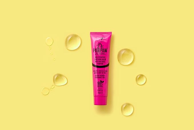 Hot Pink, Multi-Purpose Natural No Fragrance Balm for Hydrating Lips, Skin, Hair, Cuticles, Nails & Beauty Finishing (25 ml)-Velvo Beauty