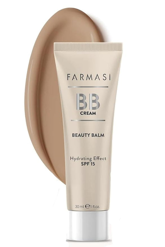 FARMASi Make Up BB Cream Beauty Balm, Full-Coverage Foundation, Concealer, Moisturizer BB Cream for All Skin Types, 1 fl. oz. / 30 ml (Tan)-Velvo Beauty