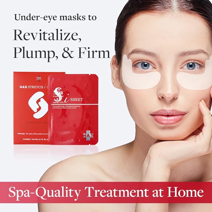Spa Treatment HAS Stretch iSheet Under Eye Patches (32 Sheets)-Velvo Beauty