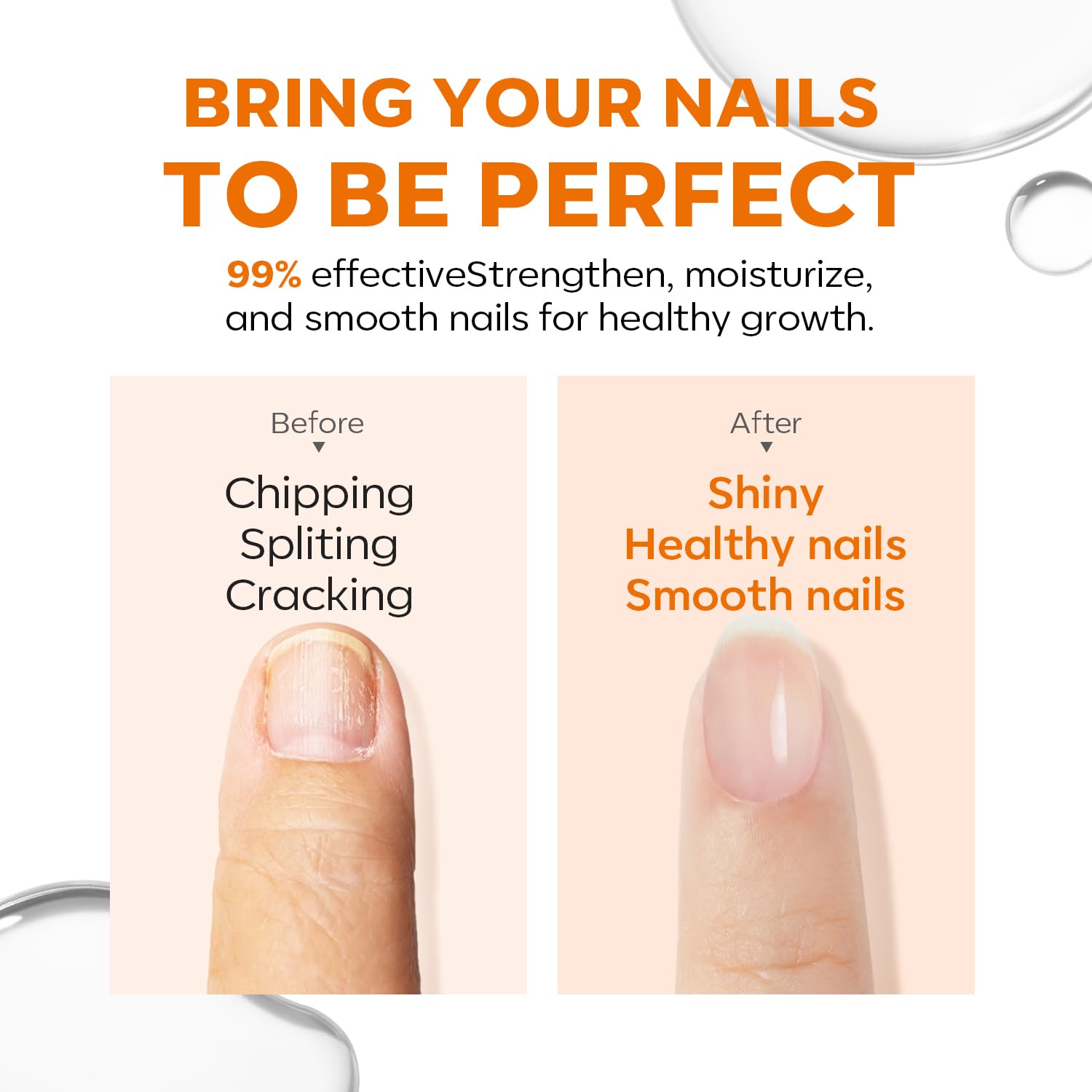 modelones Nail Strengthener Clear Nail Polish Repair for Damaged Nail Hardener Extra Strong and Growth Crystal Clear 15ml-Velvo Beauty