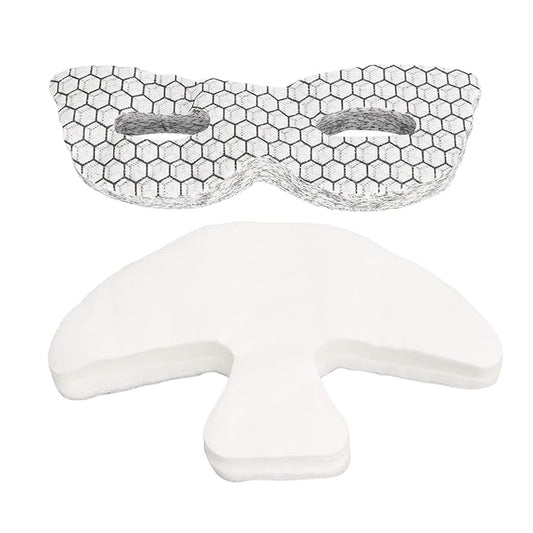 ZJchao Disposable Eye Forehead Masks, Eye Forehead Mask Paper Silk DIY Soft Disposable Hydrating Eye Care Paper Facial Eye Pads Spa DIY Clear Eye Mask Paper Beauty Sheets for Home Beauty-Velvo Beauty