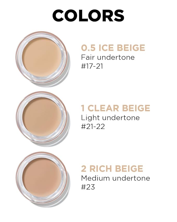 THESAEM Cover Perfection Pot Concealer #0.5 Ice Beige - High Adherence & Coverage Balm, Conceals Blemish & Acne Spots, Matte Finish Sebum Control for Oily and Combination Skin-Velvo Beauty