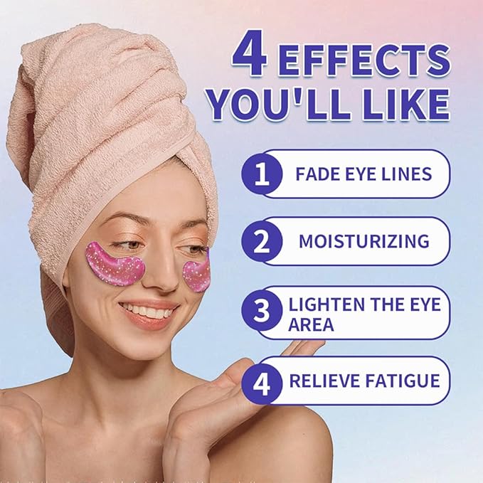 28 Pairs Under Eye Patches, Natural Collagen Eye Patches for Puffy Eyes, Under Eye Mask Patches for Face, Reduce Dark Circles, Fine Lines and Puffiness, Refreshes Your Skin, Eye Moisturizer Treatment-Velvo Beauty
