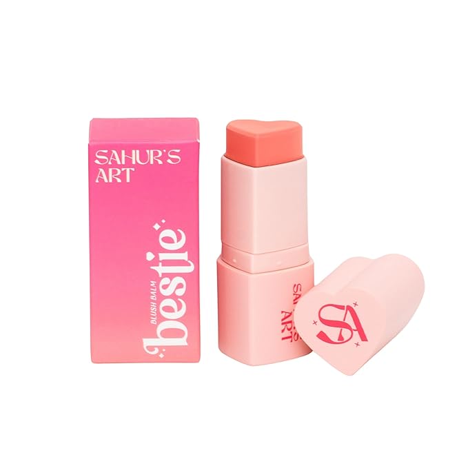 Bestie Blush Balm Stick Heart Shaped for Cheeks-Velvo Beauty