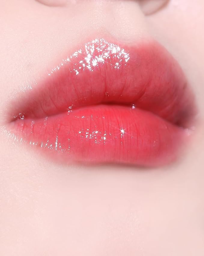 AOU GLOWY TINT BALM Tinted Lip Balm with Natural Gloss Instant Hydration for Chapped Lips 0.12Oz (04 Cherry Balm)-Velvo Beauty