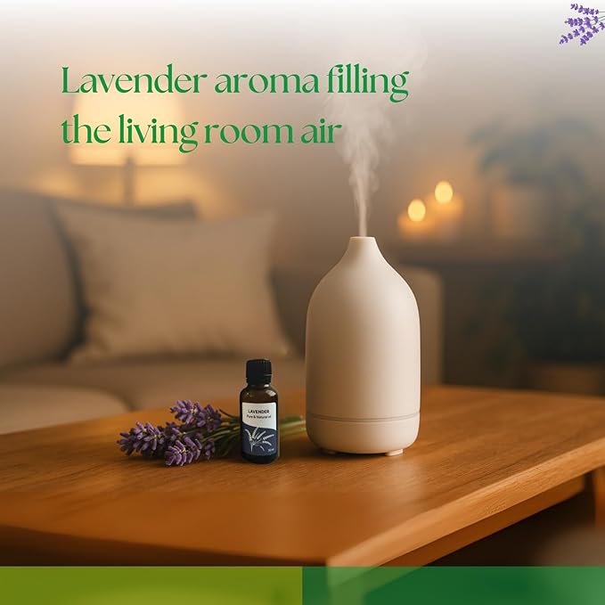 Roots & Above Pure Natural Lavender Essential Oil 1.01 oz/30ml for Diffuser, Skin, Hair, Self-Care, Soap & Candle Making Scent Fragrance-Velvo Beauty