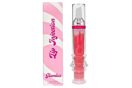 Lip Injection Fake A Lip Flip! (Lip Slay) Plumping Gloss, Lip Plumping Booster Syringe Fuller Lips Instantly, Natural Lip Enhancer, Ultra Hydrating, Volumizes, Plump & Pout Girls & Women-Velvo Beauty