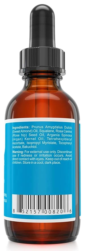 Eye Perfect Elixir - With Bakuchiol (Retinol Alternative), Pure Argan and Rosehip Oils, Squalane, Vitamin C & E - Best Anti-Aging Treatment Serum for Bags, Puffiness, Wrinkles, Crow Feet-Velvo Beauty