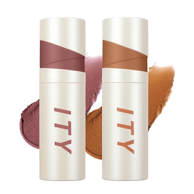 ITY Velvet Matte Finish Lip Stain-Mousse Textured Lip Clay, Red Shade, Conceals Lip Lines, Rich Pigment Lip Tint Lipsticks,0.14 oz (4g) in Berrylicious, Ginger.-Velvo Beauty