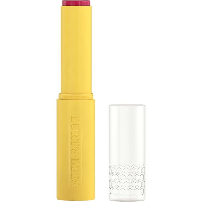 Burt’s Bees Back to School Gift Ideas, Tinted Boosted Balm, Cheeky Cherry, Hydrating Tinted Lip Balm with Vitamin C, E, and F Core, 24 Hour Lip Moisturizer, 100% Natural Origin, 1 Count, 0.16oz-Velvo Beauty