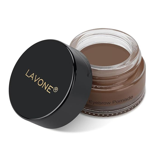 Eyebrow Pomade - Waterproof Brow Pomade for Long-lasting Results,Smudge Proof and Sweat Resistant Formula,Natural Eyebrow Makeup for All Skin Types and Tones - Brunette-Velvo Beauty