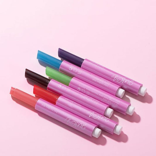 MAEPEOR Tinted Lip Balm 6 Colors Moisturizing Lip Balm Hydrating Changing Lip Gloss for Lip Care and Dry Lip (05 Blueberry)-Velvo Beauty