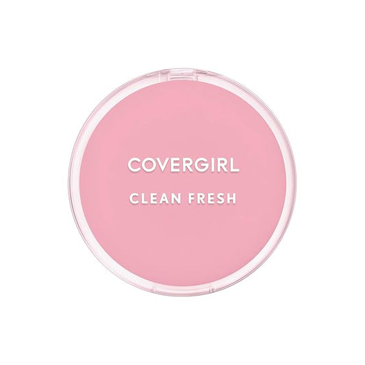 COVERGIRL Clean Fresh Pressed Powder, Porcelain, 0.35 oz-Velvo Beauty