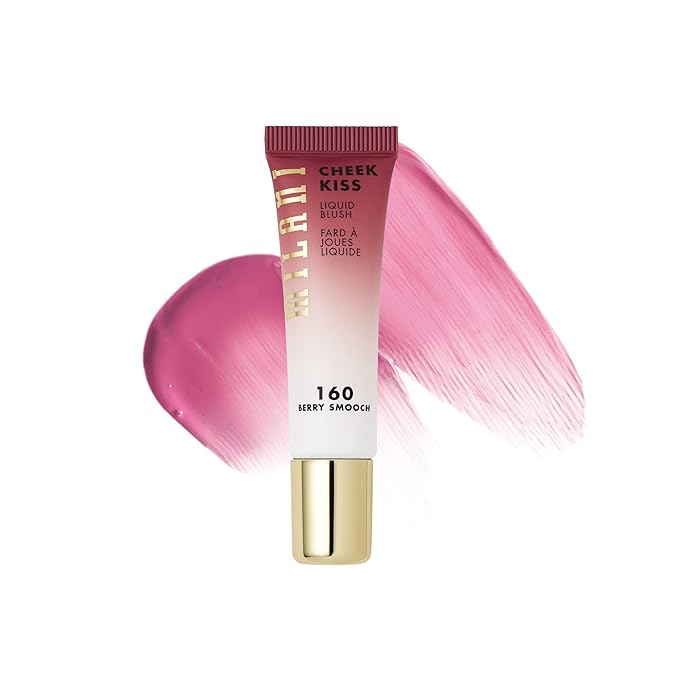 Milani Cheek Kiss Liquid Blush Makeup - Blendable & Buildable Cheek Blush, Lightweight Liquid Blusher and Cheek Color-Velvo Beauty