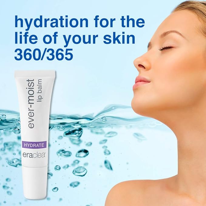 eraclea Ever-Moist Lip Balm, Lip Repair Treatment for Dry, Chapped Lips, Lip Moisturizer with Beeswax, Hyaluronic Acid and Shea Butter, Anti-Aging Cracked Lip Repair for Youthful Lips (0.4 oz)-Velvo Beauty