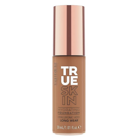 Catrice | True Skin Hydrating Foundation | Lightweight Buildable Coverage with Hyaluronic Acid and Watermelon Seed Oil | Vegan & Cruelty Free (080 | Neutral Pecan)-Velvo Beauty