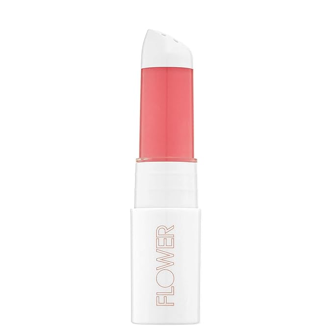 FLOWER BEAUTY By Drew Barrymore Petal Pout Lip Mask - Hydrating + Moisturizes Lips - Mango + Cocoa Butter - Lip Tint - Natural Color + Semi-Glossy Finish (Pucker)-Velvo Beauty