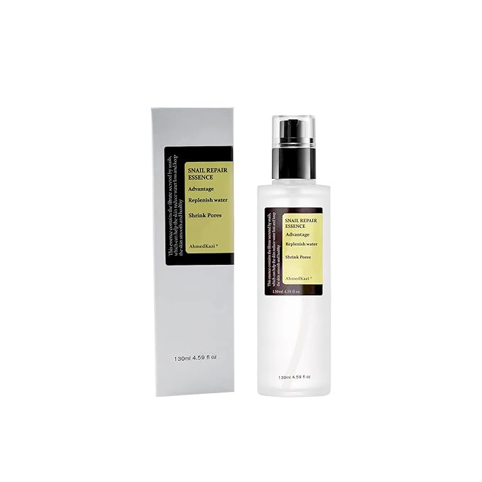 Snail Mucin Power Essence 4.39 fl.oz 130ml, Korean Skincare Snail Mucin Serum for Dry Sensitive Skin, Moisturizing with 96.3% Snail Secretion Filtrate-Velvo Beauty