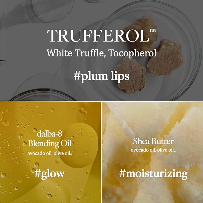 d’Alba Italian White Truffle Nourishing Serum Lip Butter, Vegan Skincare, Hydrating Lip Care with White Truffles for All Skin Types, Glowy Finish, Safe for Sensitive Skin…-Velvo Beauty