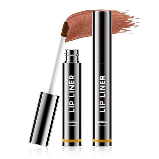 Lip Stain Peel Off - Lip Liner Waterproof, Lip Liner Stain Transfer Proof & Plumping, Moisturizing Non-Stick Cup Matte Finish Stay On All Day, Nude Color-Velvo Beauty