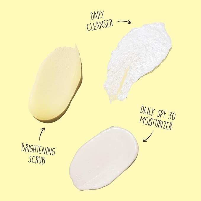 Sun Bum Skin Care Travel Essentials Kit | Cleanse, Brighten, Moisturize, Protect with Daily Cleanser, Brightening Face Scrub, and Daily Sunscreen Moisturizer | Includes Aloha Collection Travel Pouch-Velvo Beauty