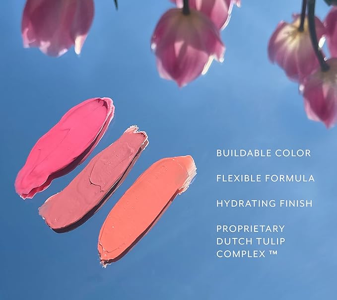 Bloomeffects - Natural Tulip Tint Lip + Cheek Balm | Cruelty-Free, Non-Toxic, Clean Beauty (Crispa Coral)-Velvo Beauty