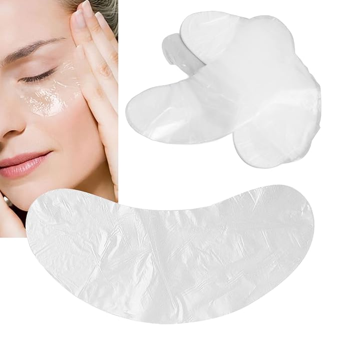 100pcs Under Eye Patches, Disposable DIY Eye Paper, Disposable Eye Skin Care Pads Promote Absorption Water Locking Beauty Salon Eye Sheet for Moisturizing Beauty Makeup Tools-Velvo Beauty