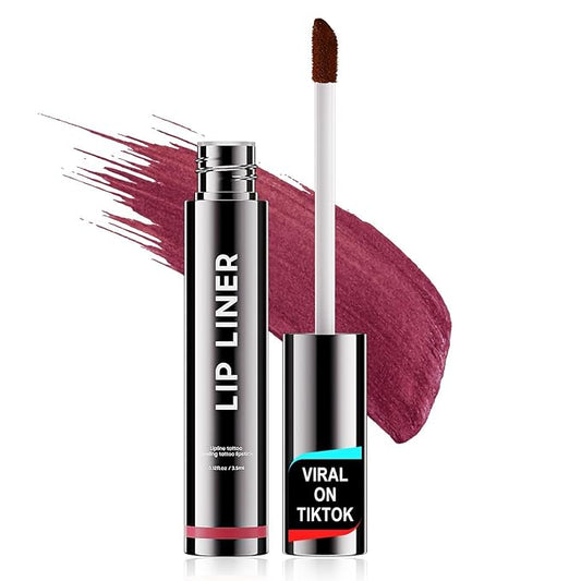 OETUIOW Lip Tint Stain Peel Off - Waterproof Lip Liner Stain, Moisturizing Long-Lasting Lip Stain, Create A Natural Lip Color, Enhancing Complexion for All Skin Types (Mauve, 0.12 Fl Oz (Pack of 1))-Velvo Beauty